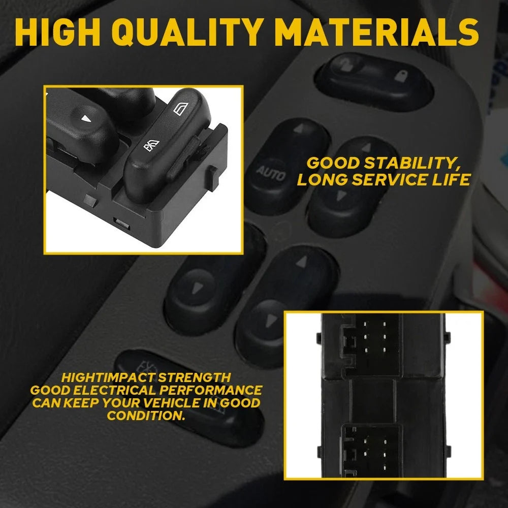 Driver Side Master Window Power Switch for Ford F250 F350 F450 (2002–2007)