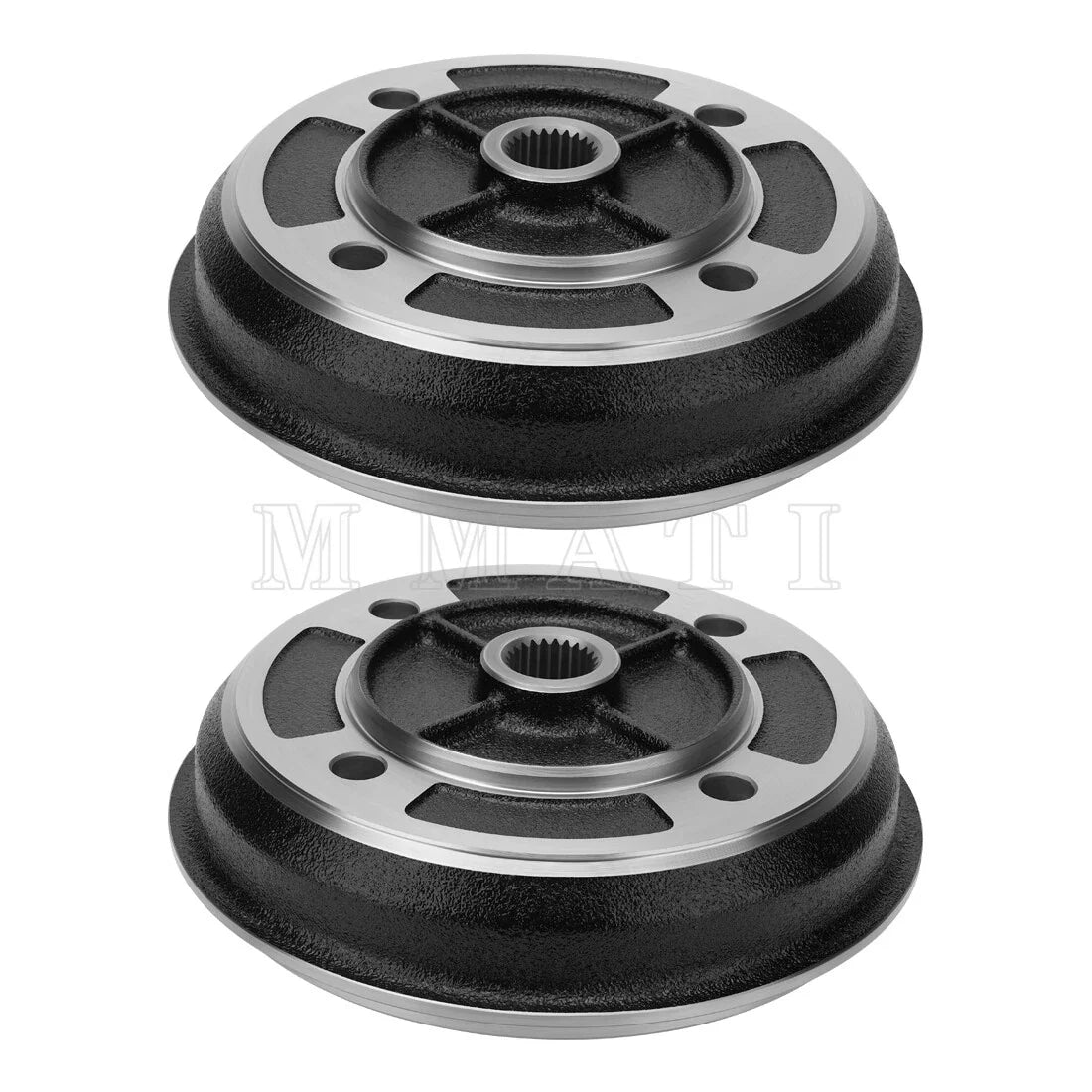 2X Front Wheel Brake Drums for Kawasaki Mule 2510 KAF620A 4x4 (1993–2000)