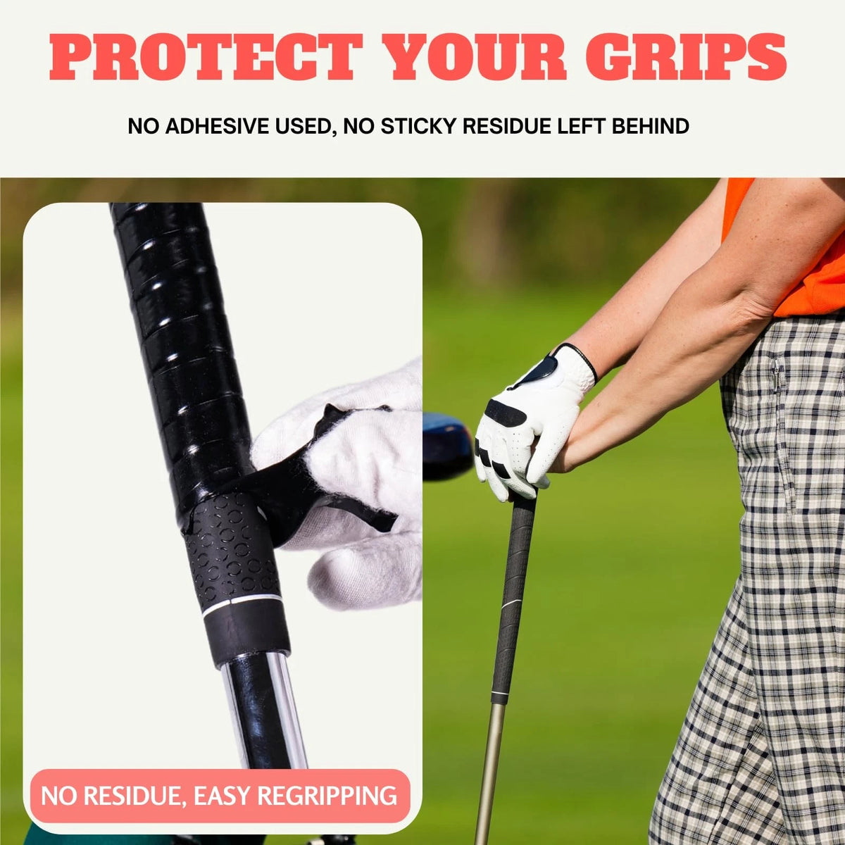 Golf Grip Wrapping Tape for Golf Clubs - Black