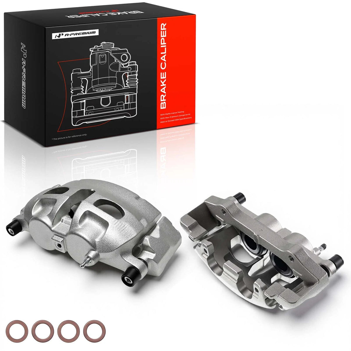 A-Premium Pair Front Brake Calipers for Ford Expedition (2007–2009) - 7L1Z-2B120-A, 7L1Z-2B121-A