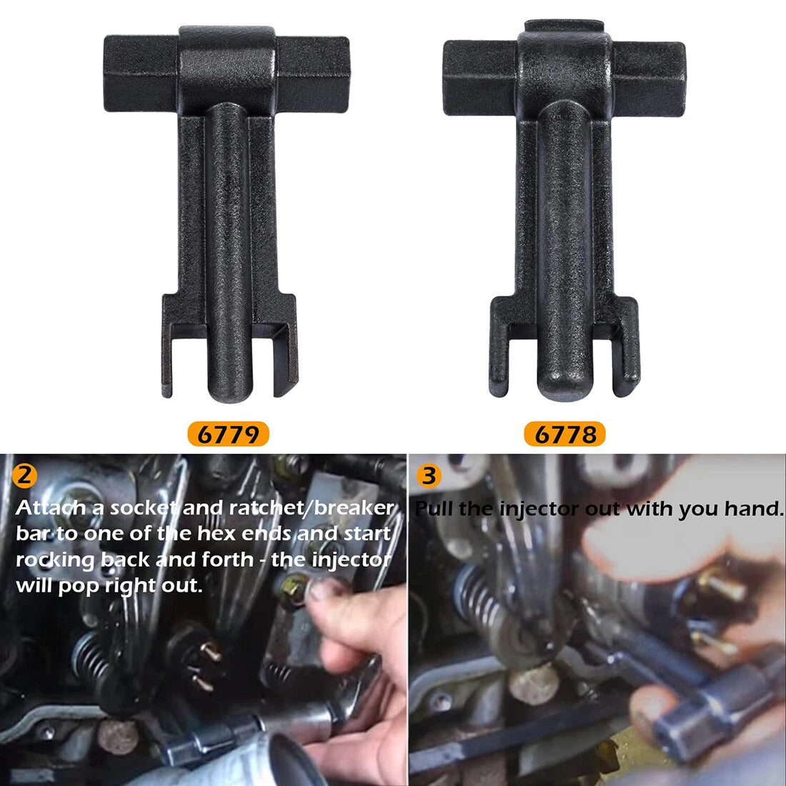 Injector Puller Tool for Duramax (6778, 6779, 7222)