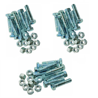 Set of 30 Shear Pins with Nuts for MTD (1-1/2" x 5/16")
