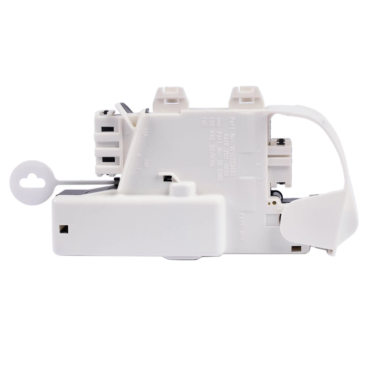 Washer Door Lock Latch Assembly for 110.470816 110.470866 110.470876 (W10253483)