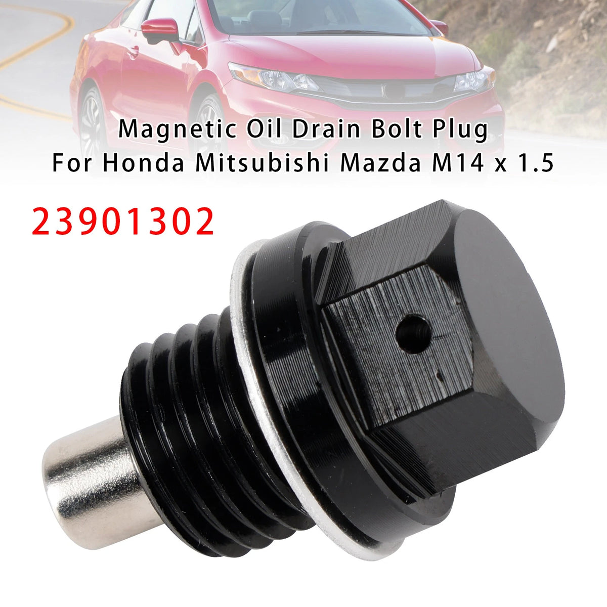 Magnetic Oil Drain Bolt Plug M14 x 1.5 for Honda Mitsubishi Mazda