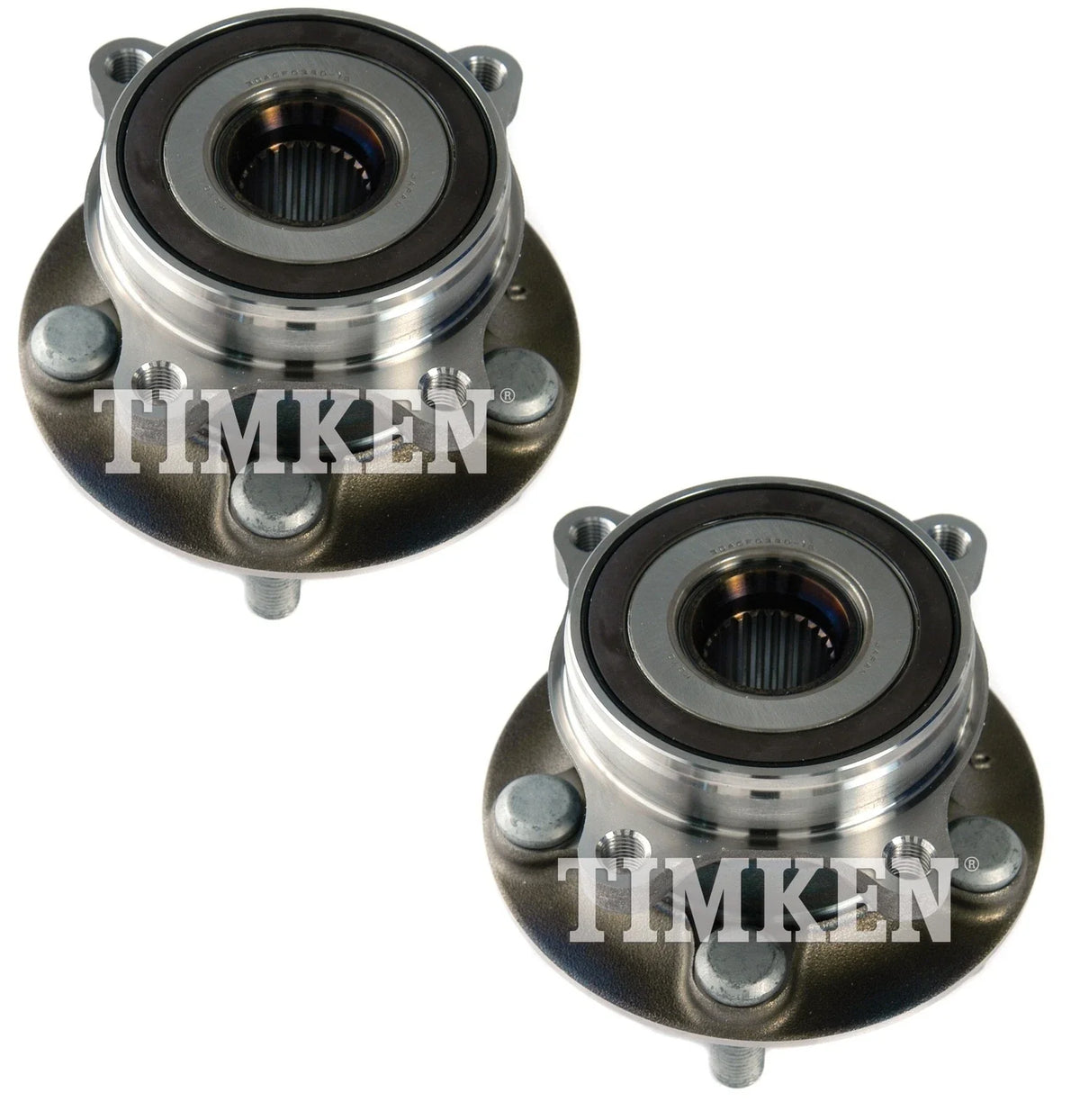 Set of 2 Front Wheel Bearing and Hub Assemblies for Lexus Toyota (FWD)
