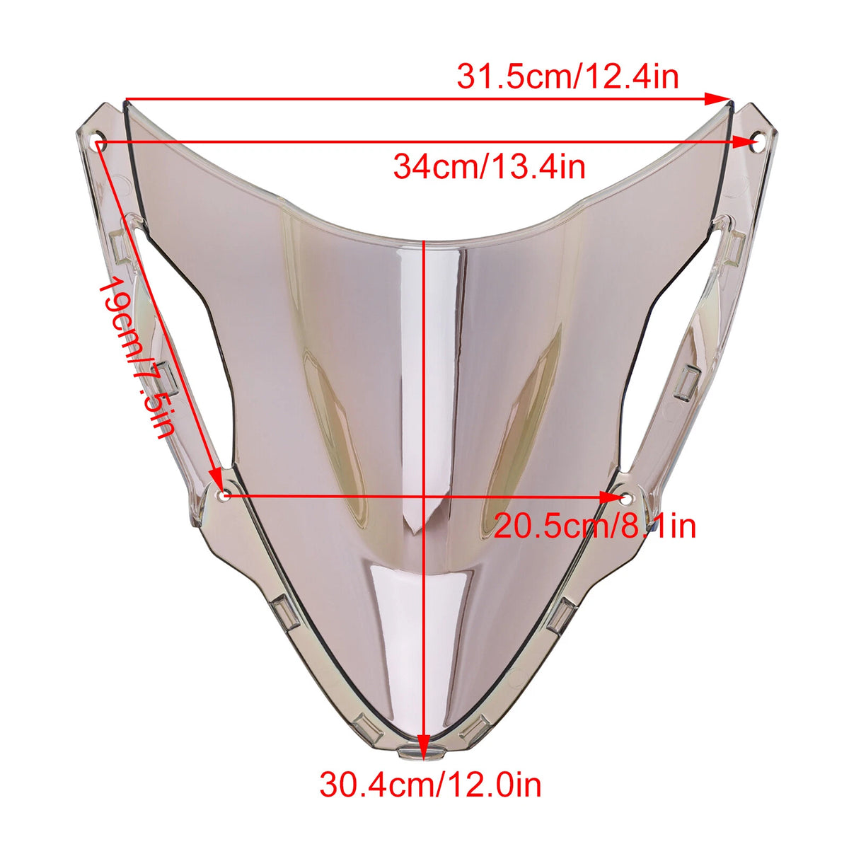 Windshield Windscreen for Kawasaki ZX6R 636 (2024–2026) WIN-K271-WI
