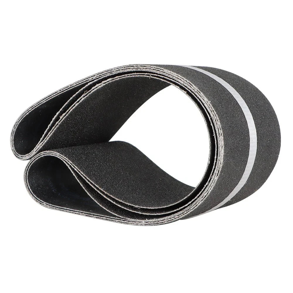 Set of 3 Sanding Belts for 4 Inch X 36 Inch Sander (80 Grit)