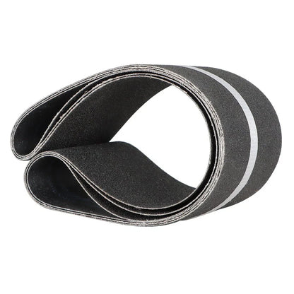 Set of 3 Sanding Belts for 4 Inch X 36 Inch Sander (80 Grit)