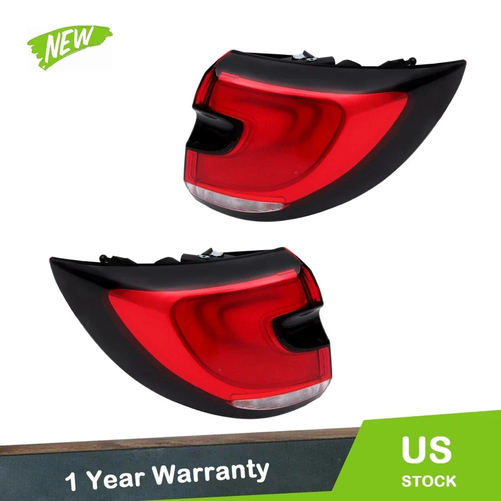 Set of 2 LED Red Tail Lights for Chrysler Pacifica Voyager (2021–2025)