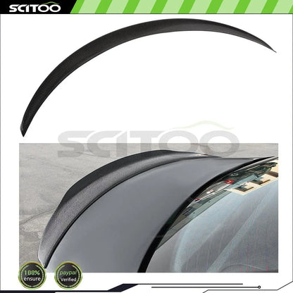 Glossy Carbon Fiber Spoiler for Mercedes W205 Sedan (2016–2020)