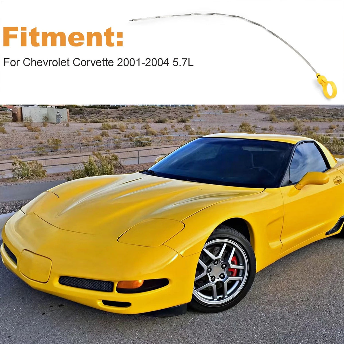 Dipstick Oil Level Indicator for Chevrolet Corvette (2001–2004) 12574889
