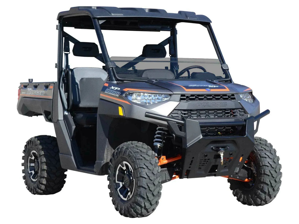 Dark Tinted Half Windshield for Polaris Ranger XP 1000 / Crew (2017–2023)