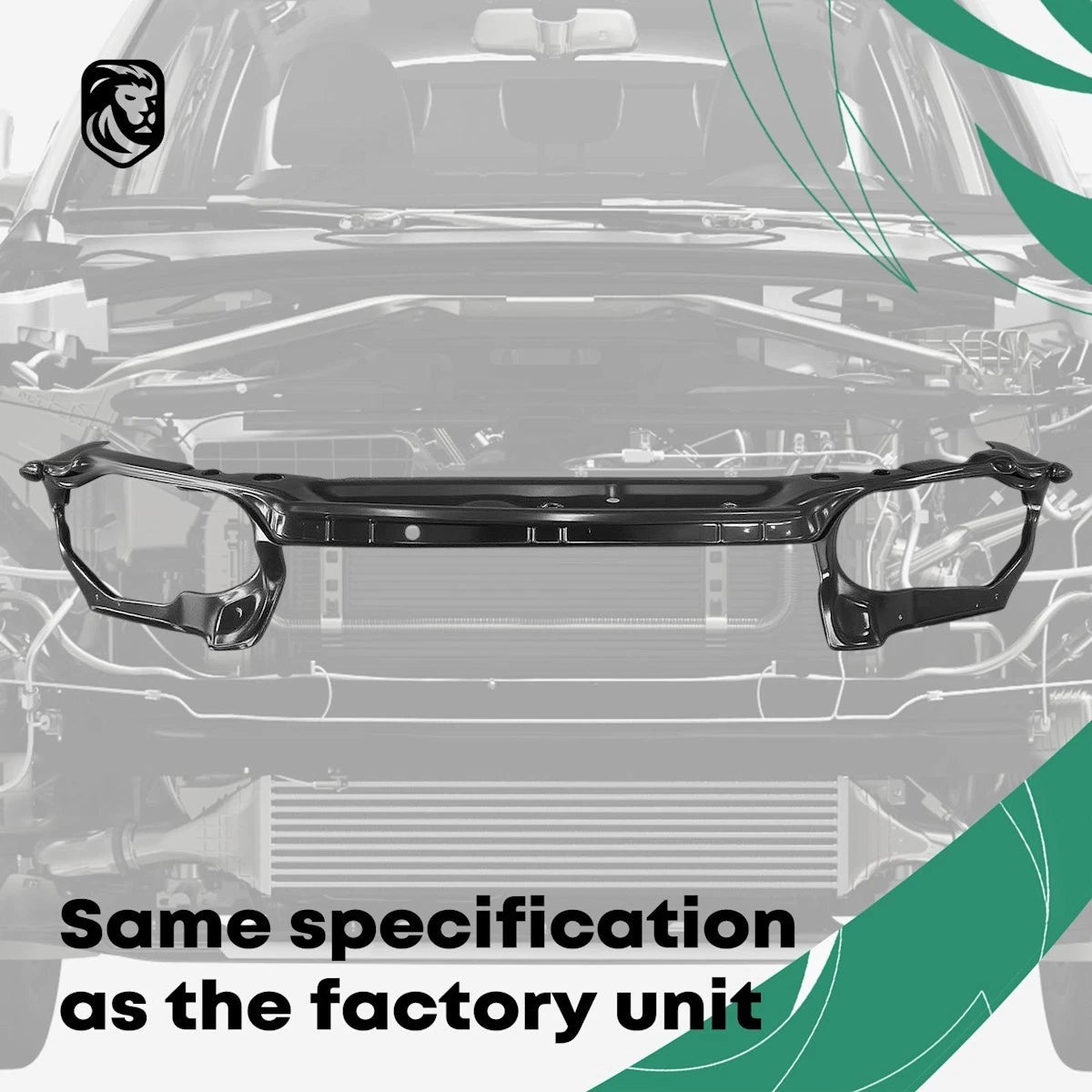 Radiator Support for Saturn L100 L200 L300 LW200 LW300 LS LS1 LS2 LW2 (2000–2002) 18108683