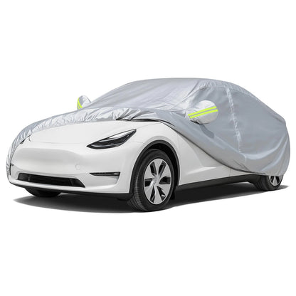 Custom Fit Car Cover for Tesla Model Y (2020–2023) 6 Layers Waterproof All Weather