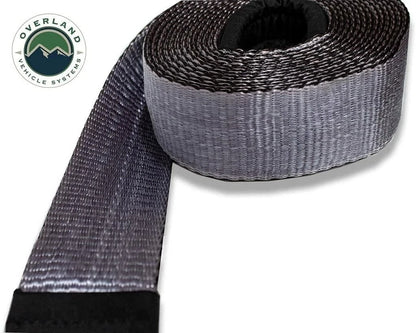 2" x 20' Tow Strap for Overland (19059916) - 20,000 lb Capacity, Gray