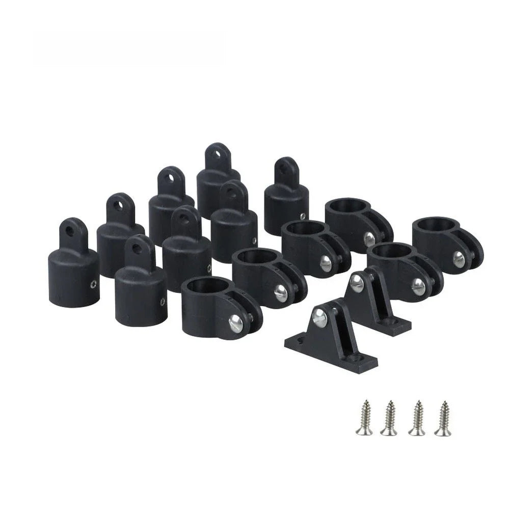 16-Piece Nylon Fittings for Bimini Top Marine Boat Clamp Kit