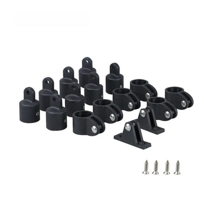 16-Piece Nylon Fittings for Bimini Top Marine Boat Clamp Kit
