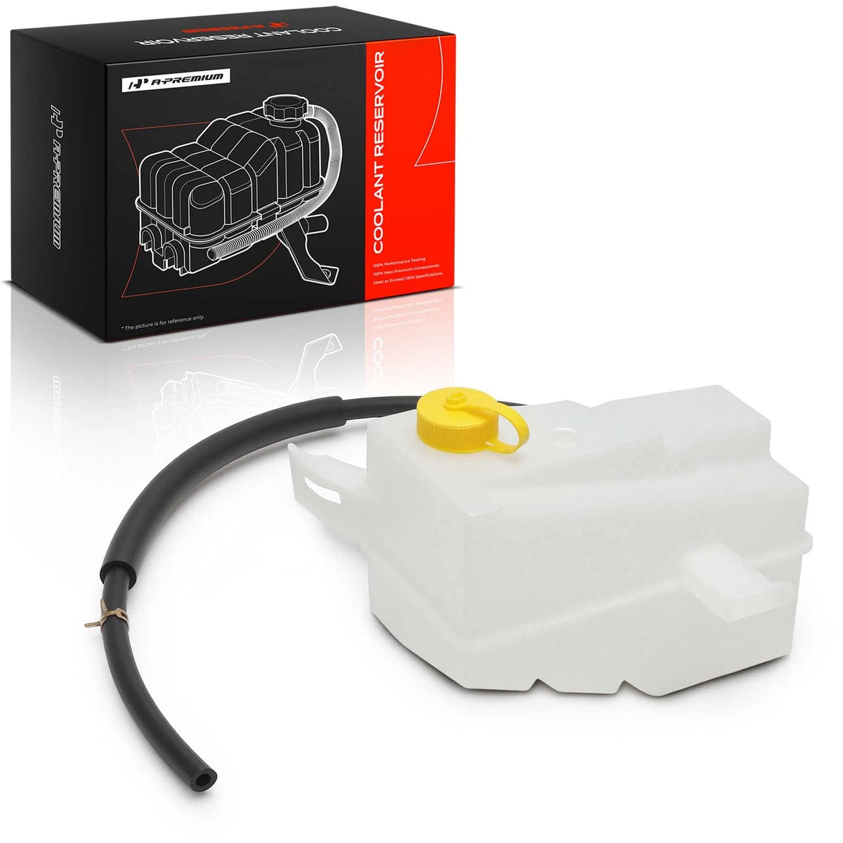 Engine Coolant Reservoir w/Cap for Nissan Rogue (2008–2013) 21711JG000, 217123NA0A, 603-498