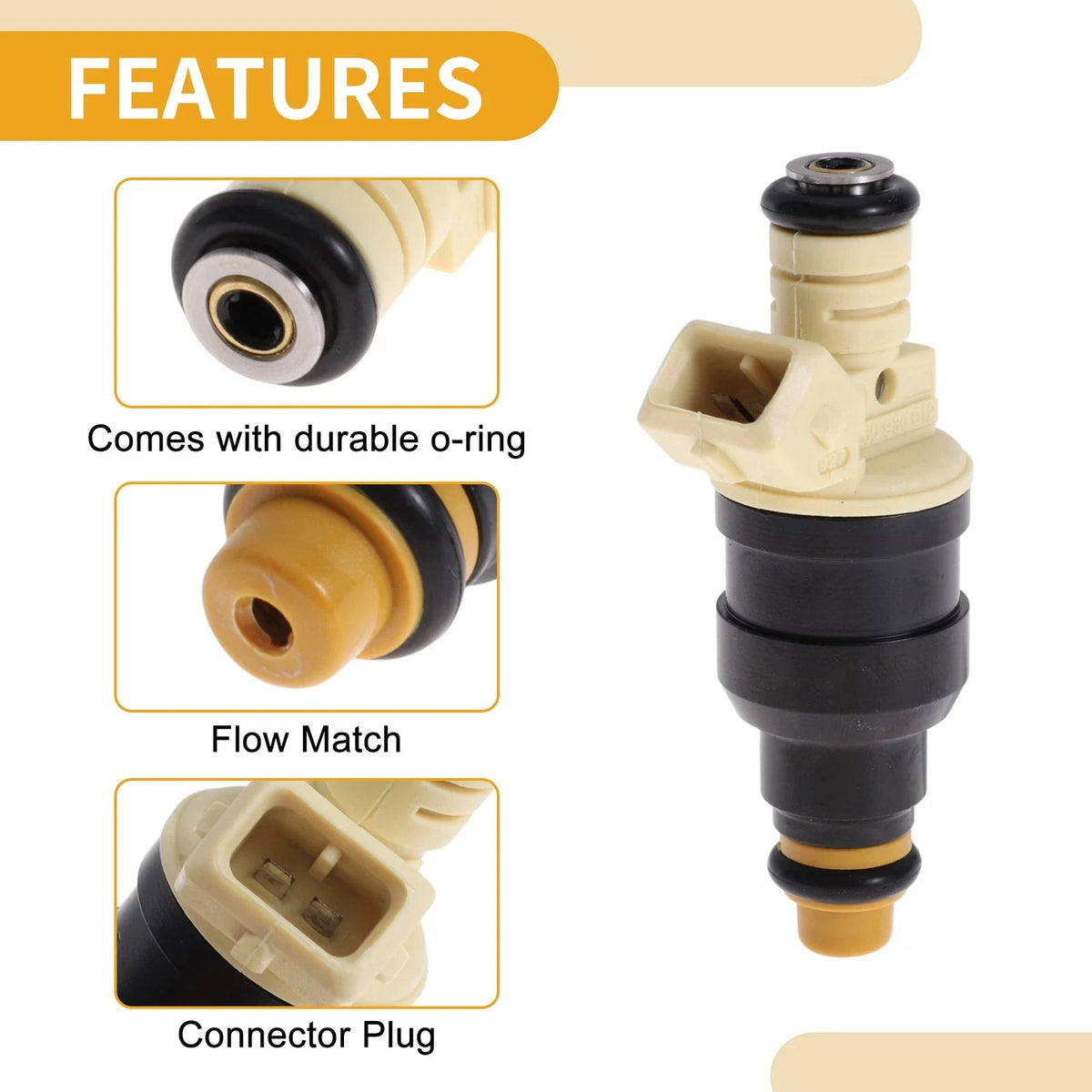 1 Pcs Fuel Injector No.3531022040 for Hyundai Accent (1995–1999)