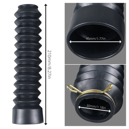 Rubber Fork Cover Boots Sleeves for Yamaha Tri Moto YTM200 (1983–1985) PAIR