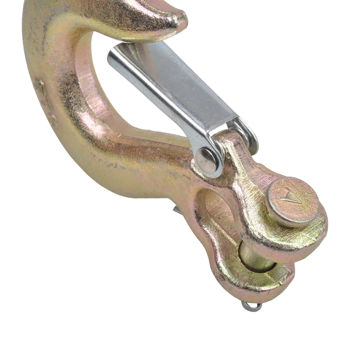 Set of 6 Clevis Slip Hooks 3/8" Heavy Duty Forged Steel with Safety Latch