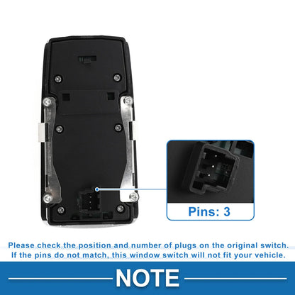 Power Window Switch for Mercedes-Benz C 180 (M271.820, 115 7A/MT, 1729056800)