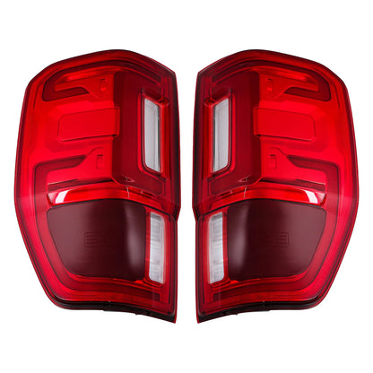 Set of 2 LED Tail Lights for Ford Ranger (2019–2023) 1020376, KB3Z-13405-G, KB3Z-13404-G