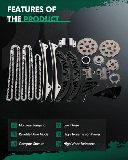Timing Chain Kit for Hyundai Santa Fe, Kia Sorento (2006–2013) 3.5L 3.8L V6 DOHC G6DA