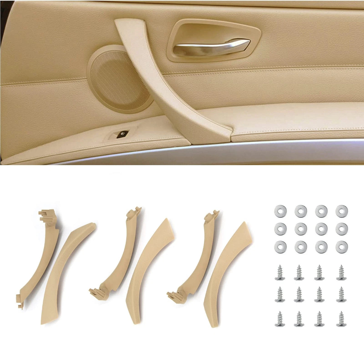 Inner and Outer Door Panel Set for - Beige