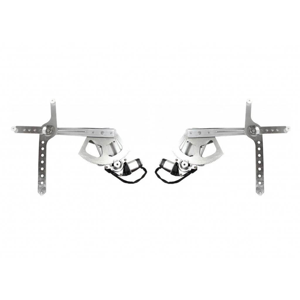 Power Window Regulator and Motor Assembly Pair for Chevy C2500 Suburban (1999) - MLX-PAIR-SHE671-910L-CL360A57, GM1350103