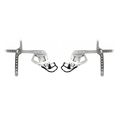 Power Window Regulator and Motor Assembly Pair for Chevy C2500 Suburban (1999) - MLX-PAIR-SHE671-910L-CL360A57, GM1350103