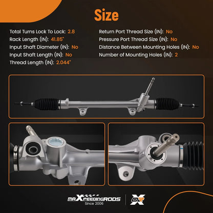 Power Steering Rack and Pinion Assembly for Kia Soul EV (2015–2019) Soul (2014–2019)