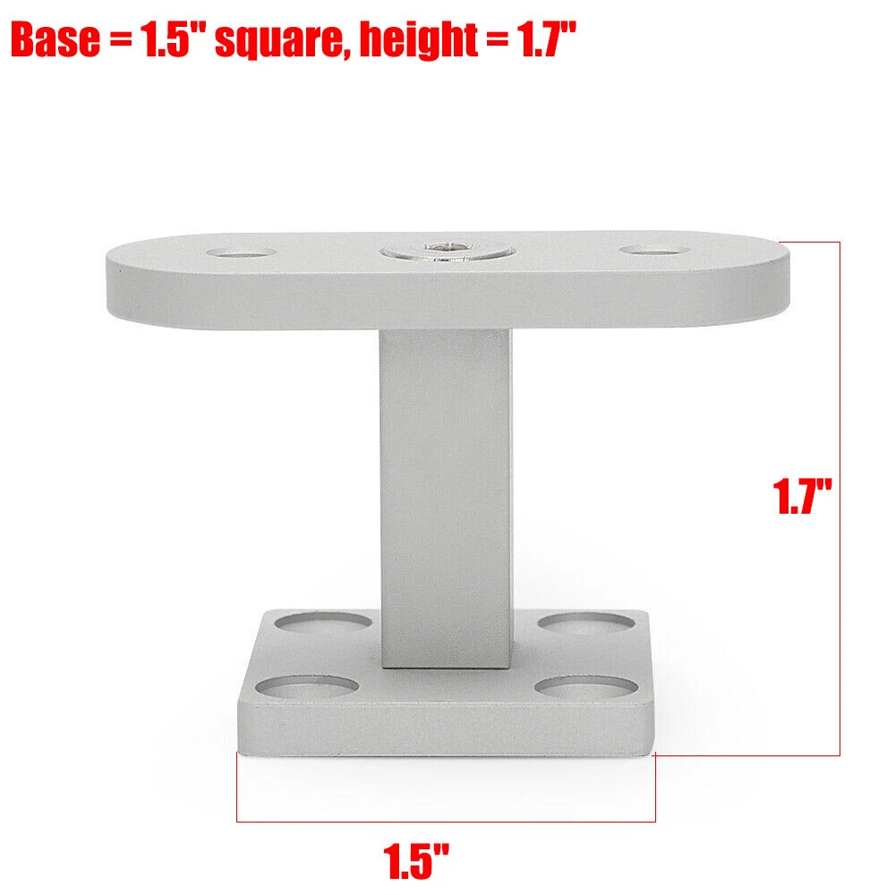Straight Handrail Support Bracket for Modern Applications (1.7")