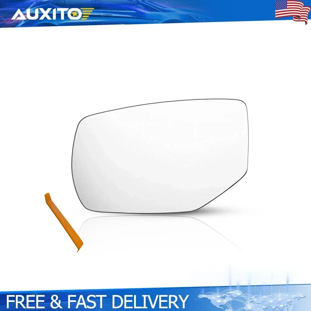 Driver Left Heated Mirror Glass with Backing Plate for Honda Accord (2013–2017)
