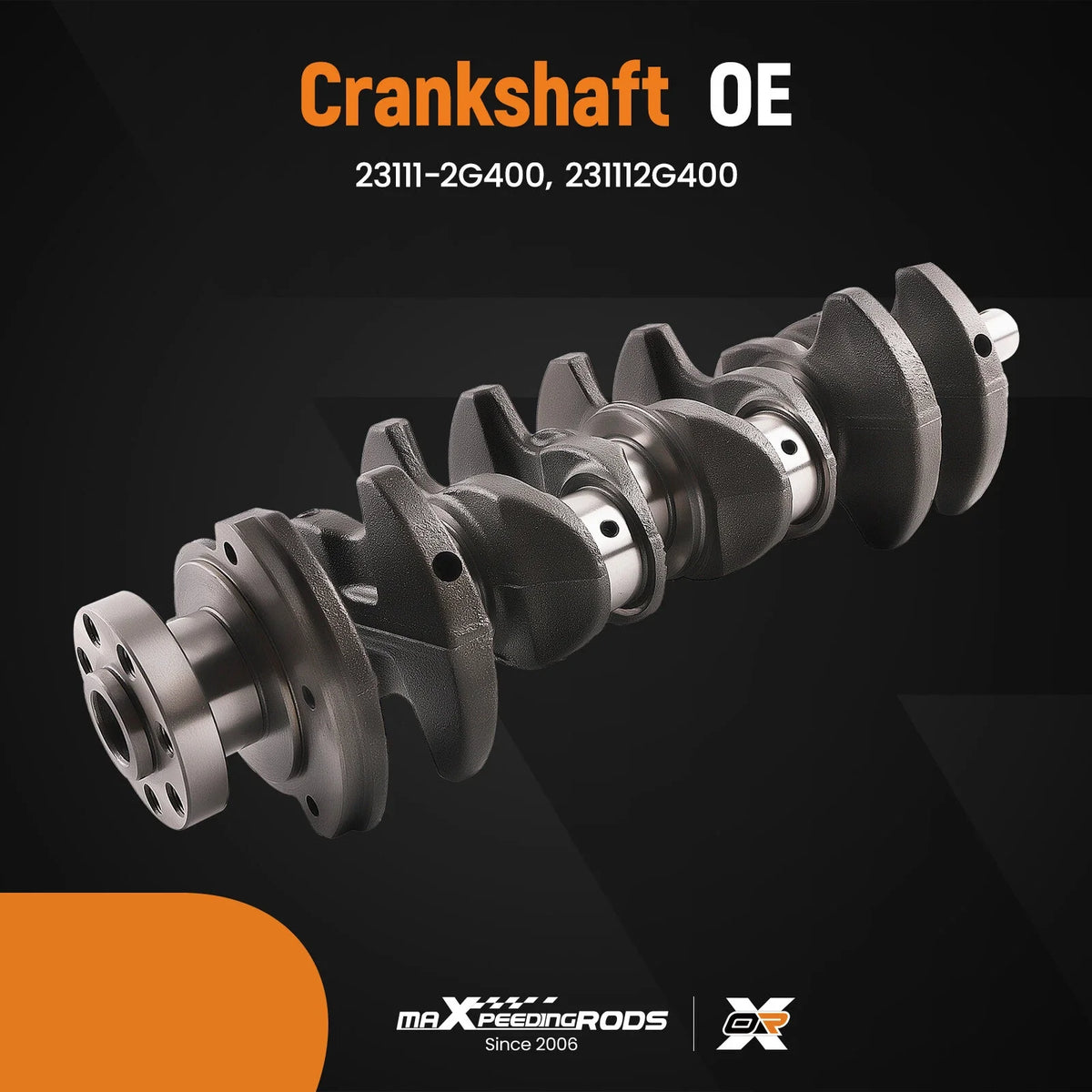 G4KH 2.0T Crankshaft & ConRods & Bearings for Hyundai Sonata Kia Optima (US)