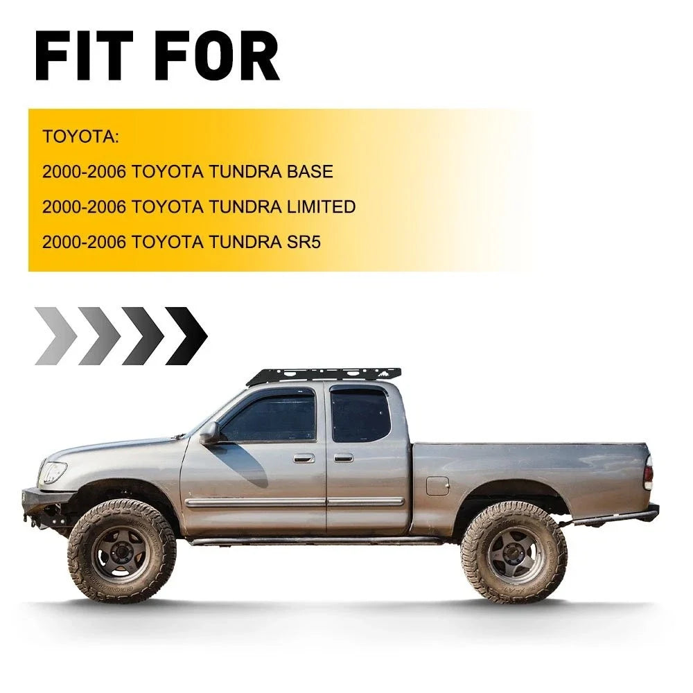 Set of 3 Front Bumper Chrome Lower Molding Trim for Toyota Tundra (2000–2006)