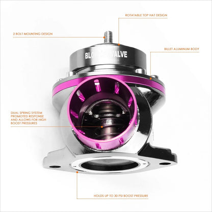 Adjustable 2-Bolt Blow-Off Valve for Universal Type-S RS RZ Turbo (Universal)