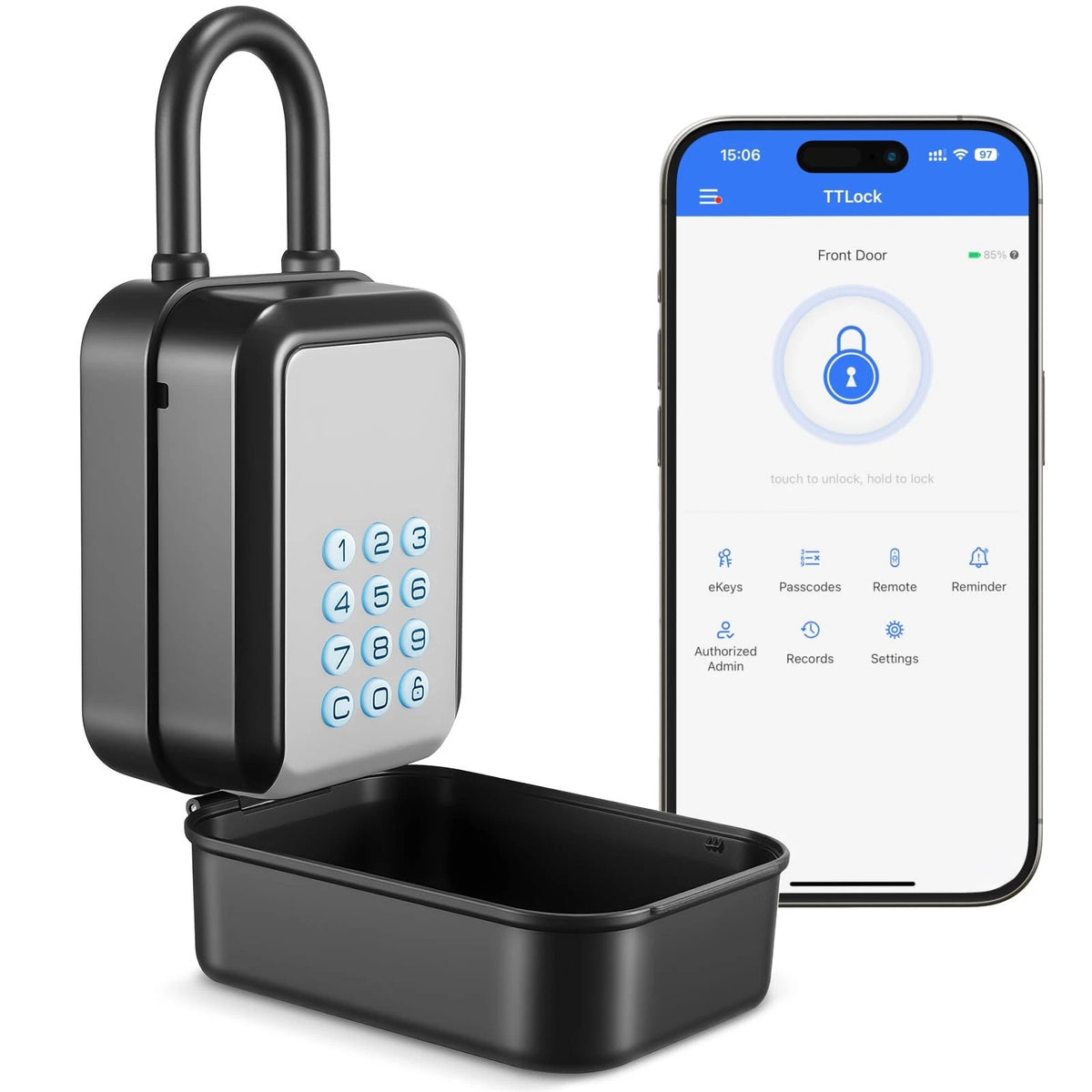 Smart Key Lock Box for Automotive Use with Bluetooth Control