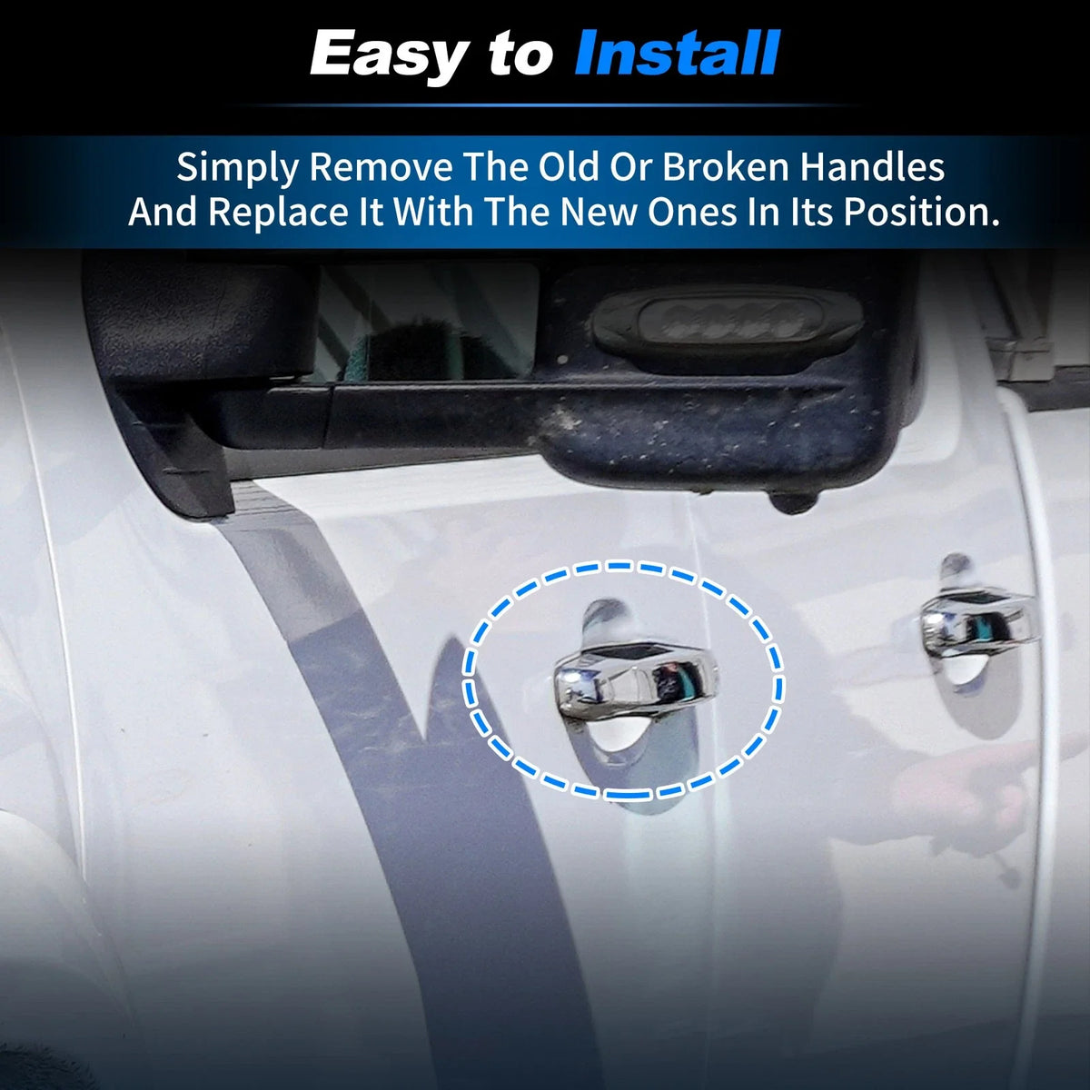 Rear Left Right Door Handle No.13583889 for Chevrolet Silverado 