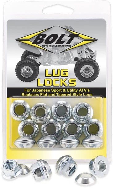 ATV Lug-Locks for ATV (2005) - Silver Bolts, Nuts, Screws, Washers 2005-LUG.S