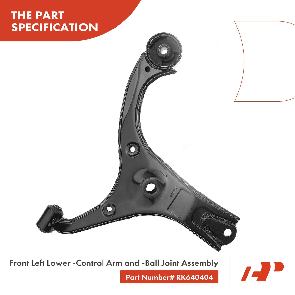 Set of 4 Front Lower Control Arms with Ball Joints for Hyundai Accent Kia Rio