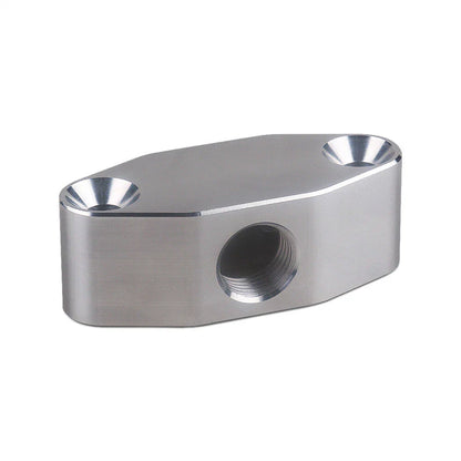 Aluminum Alloy Oil Feed Line Adapter Plate M16 x 1.5 for LS