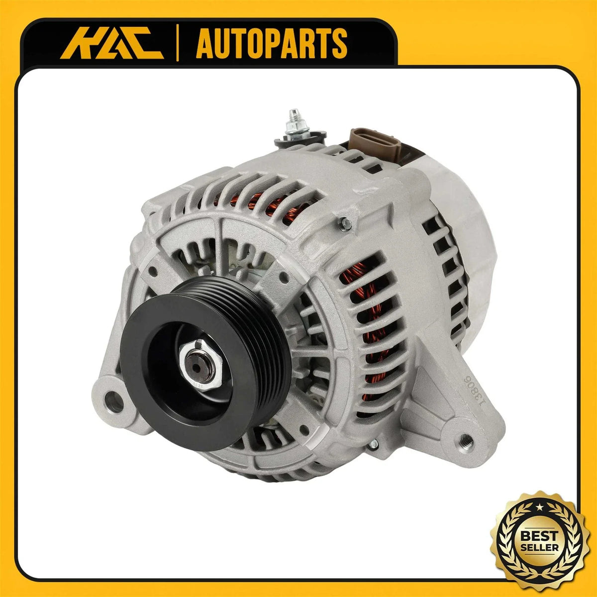 100 Amp 12V CW 6-Groove Alternator for Toyota Sienna (1998–2003)