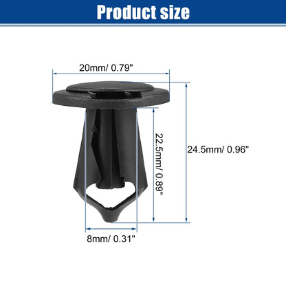 10 Pcs Bumper Retainers Clips for Ford Escape (No.N807389S)