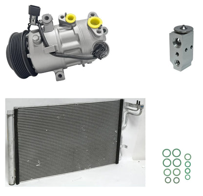 AC Compressor Kit with Condenser Replacement for Hyundai Elantra (2022–2022)