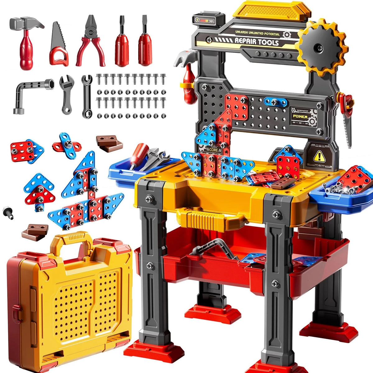 2 in 1 Workbench Tools Set for Large Yellow