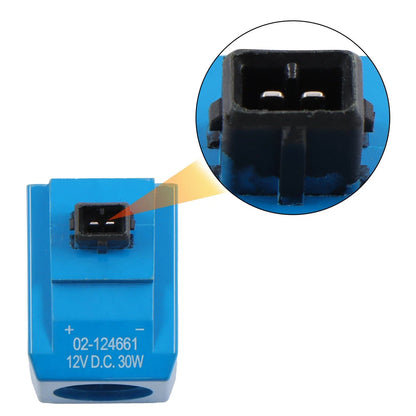 Solenoid Coil 12V 30W for JCB Backhoe 1400B 1600B (477/00824, 02/124661)