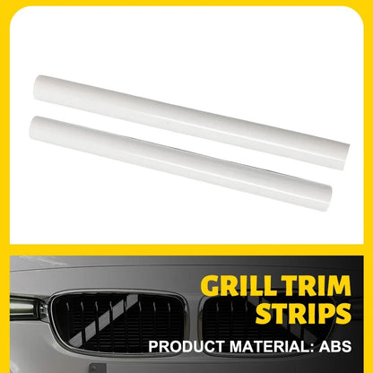 2 Front Car V Brace Grill Trim Strips for BMW 1/2/3/4 Series (F20 F30)