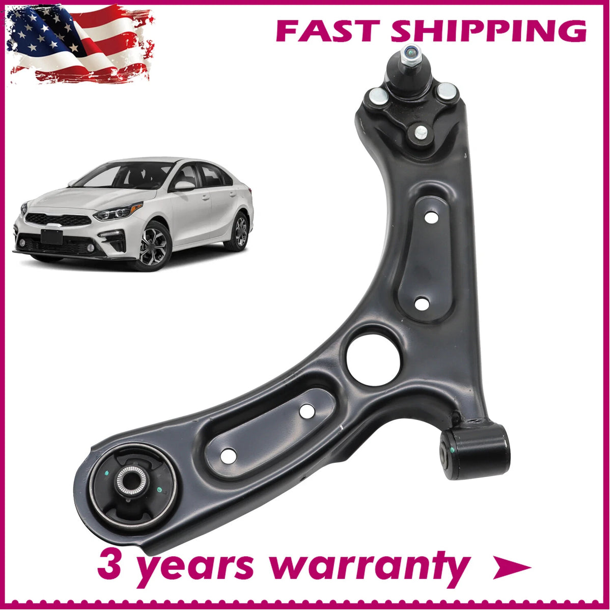 Front Left Lower Control Arm for Kia Forte (2019–2021) 54500F2AA0