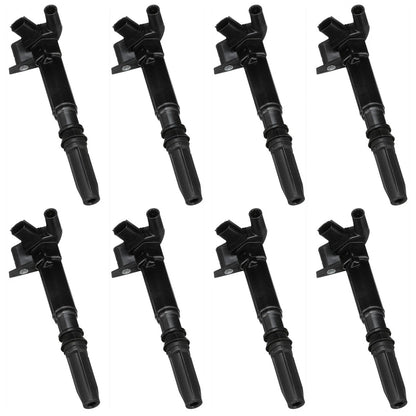 Set of 8 Ignition Coils for Ford E450 Van F250 F350 F150 (2010–2017)